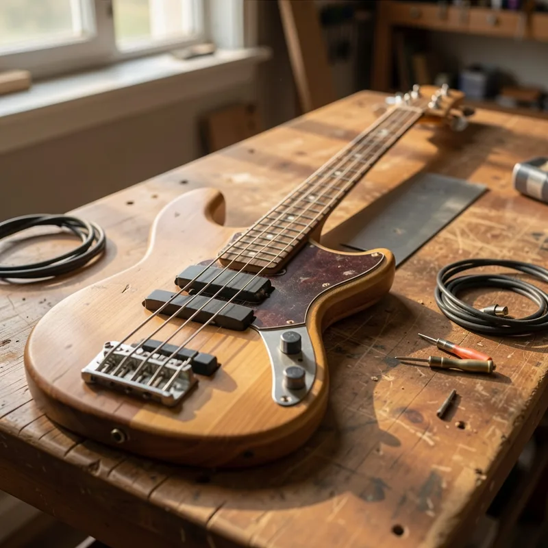 Guitare basse 4 cordes d'occasion : inspecter, négocier, acheter sûr